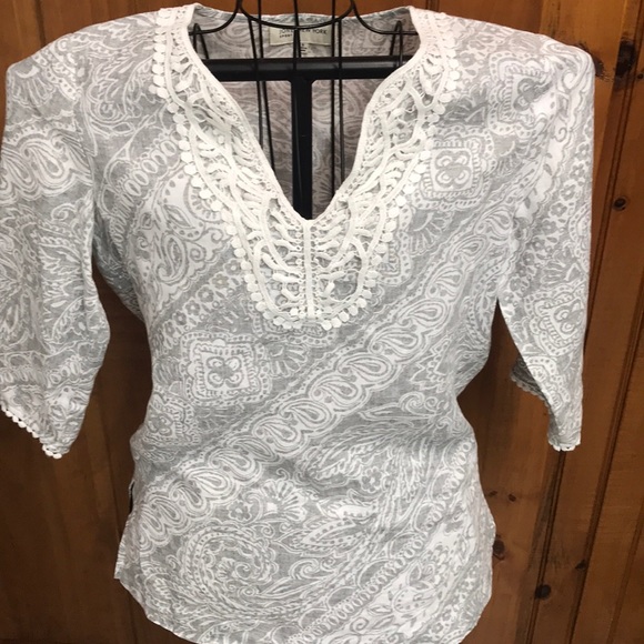 Jones New York Linen Blouse - Picture 4 of 4